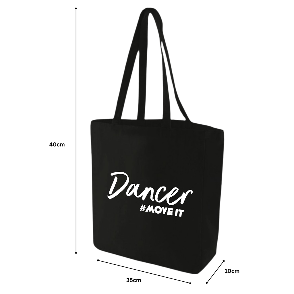 MOVE IT 2025 Canvas Bag – Dancer Edition (Black)