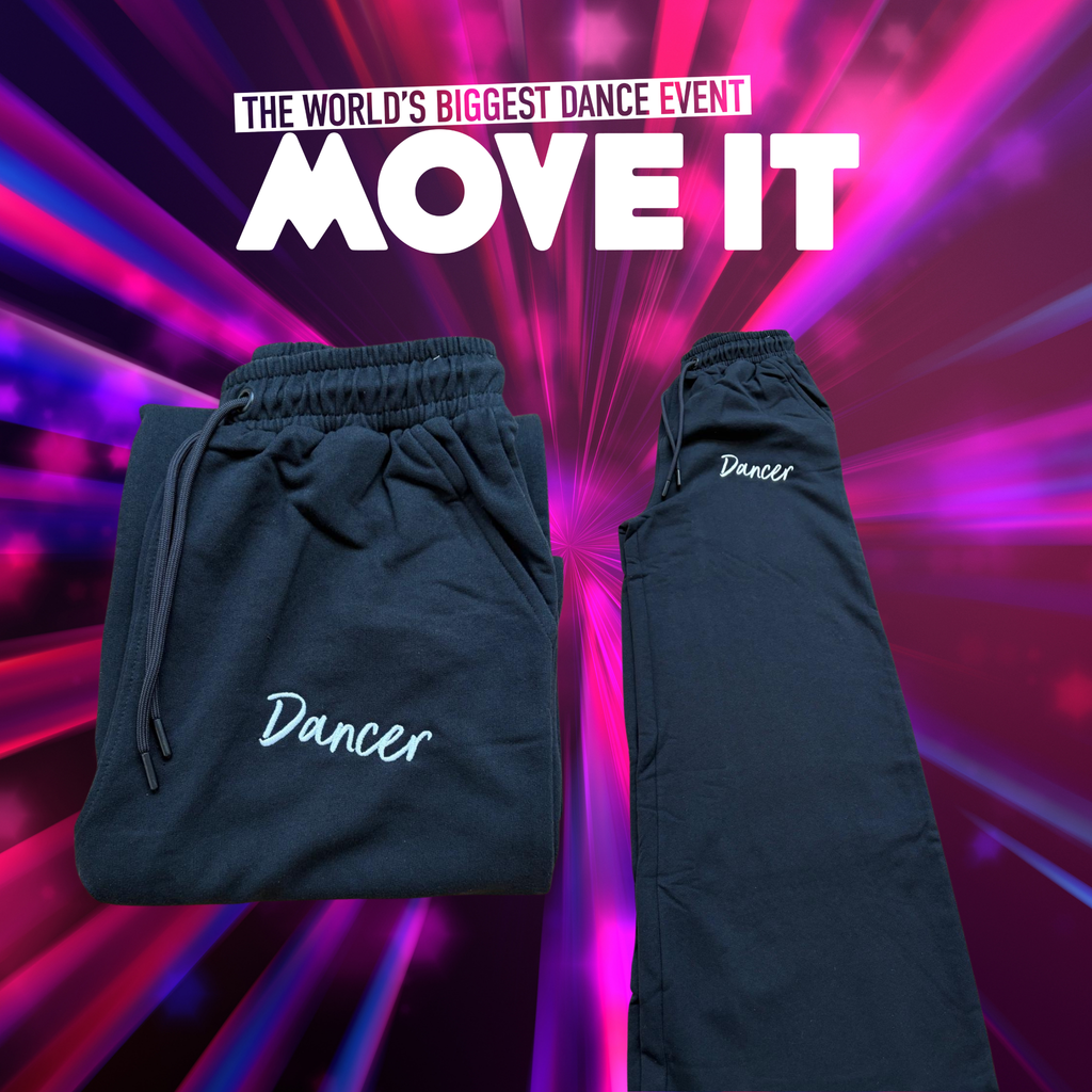 MOVE IT 2025 Dancer Flared Joggers – Black