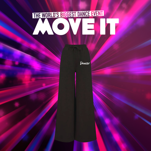 MOVE IT 2025 Dancer Flared Joggers – Black