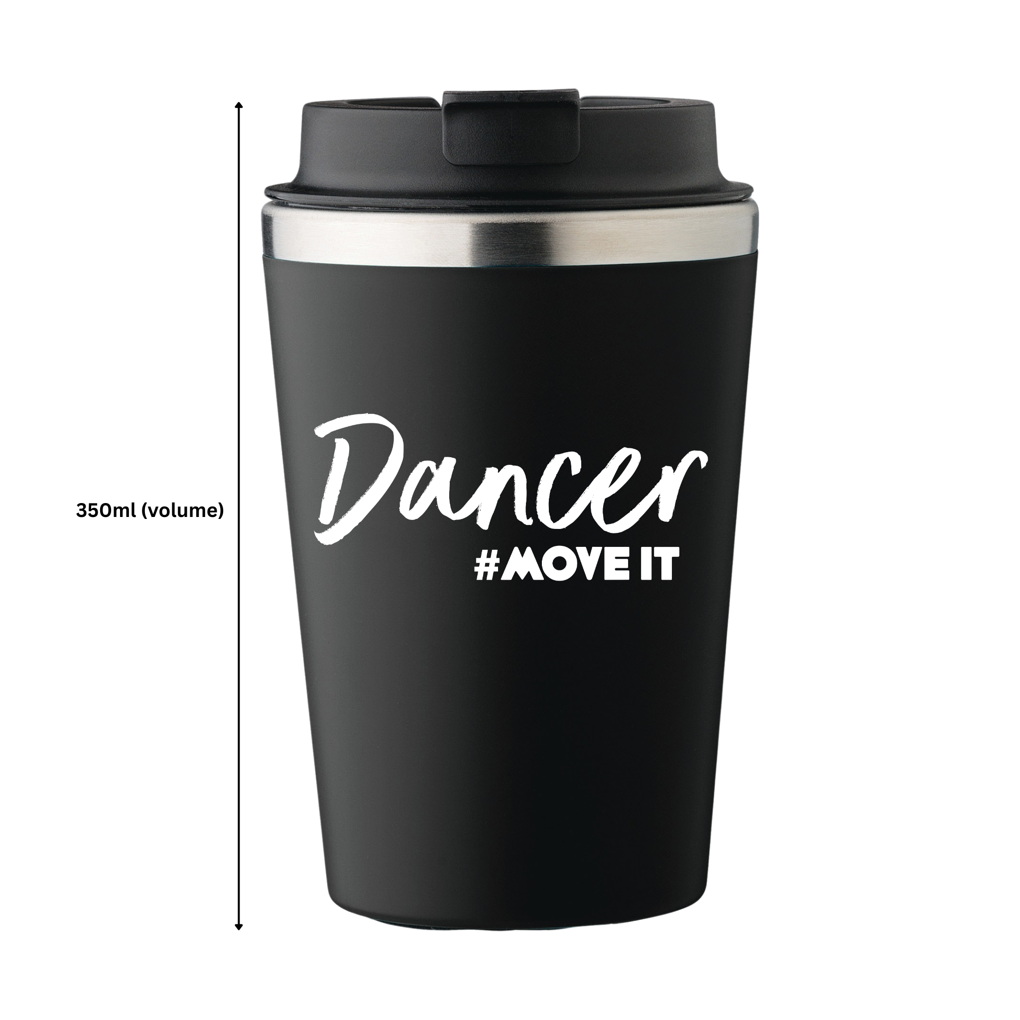 MOVE IT 2025 Dancer Travel Mug – Black
