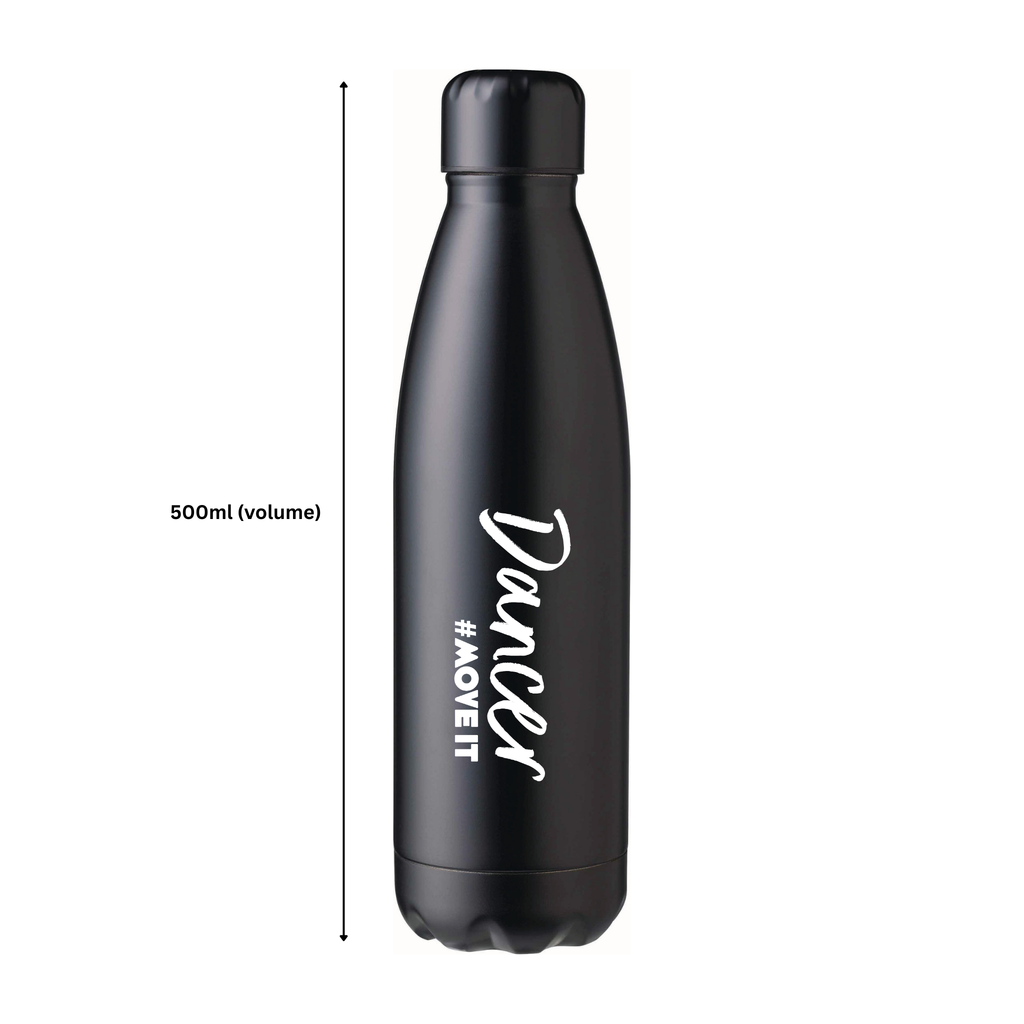 MOVE IT 2025 Stainless Steel Bottle – Black